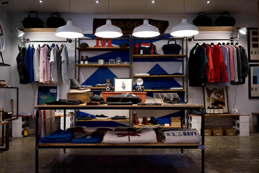 Stylish boutique store interior